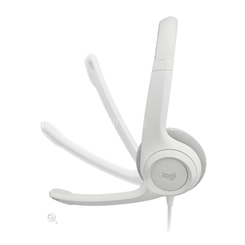 Audífonos Logitech H390 (USB-A, Blanco)