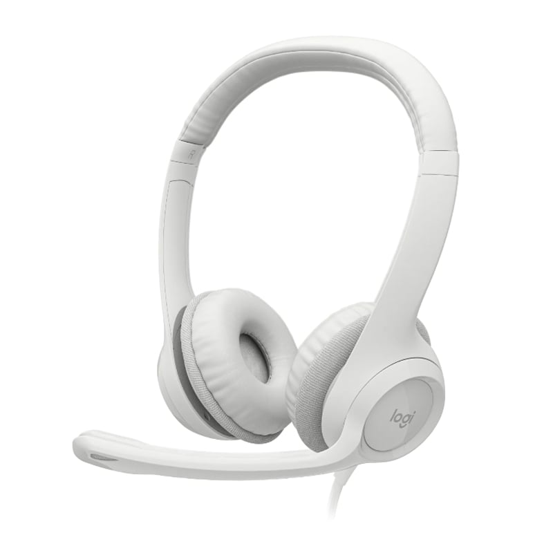 Audífonos Logitech H390 (USB-A, Blanco)