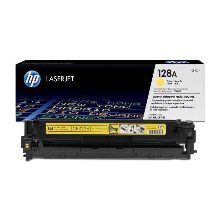 Cartucho de tóner HP 128A - AMARILLO