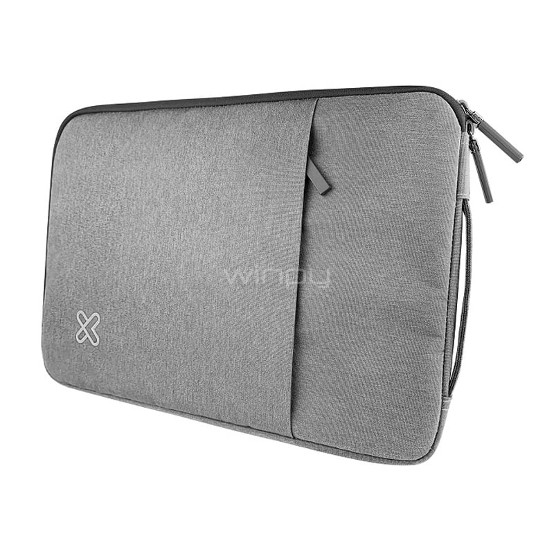 Funda Notebook Klip Xtrem SquarePro (Hasta 15.6“, Gris Claro)