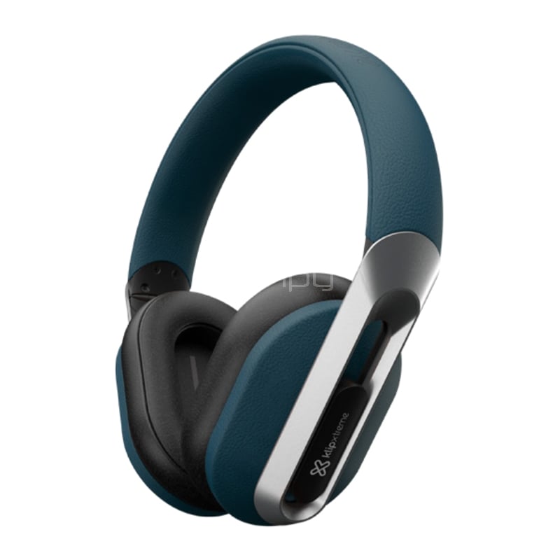 Audífonos Bluetooth Klip Xtreme Style (Bluetooth, Over-Ear, Azul)