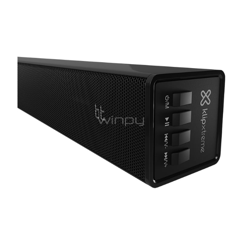 Soundbar Klip Xtreme Harmonium 2.0 (Bluetooth, Negro)
