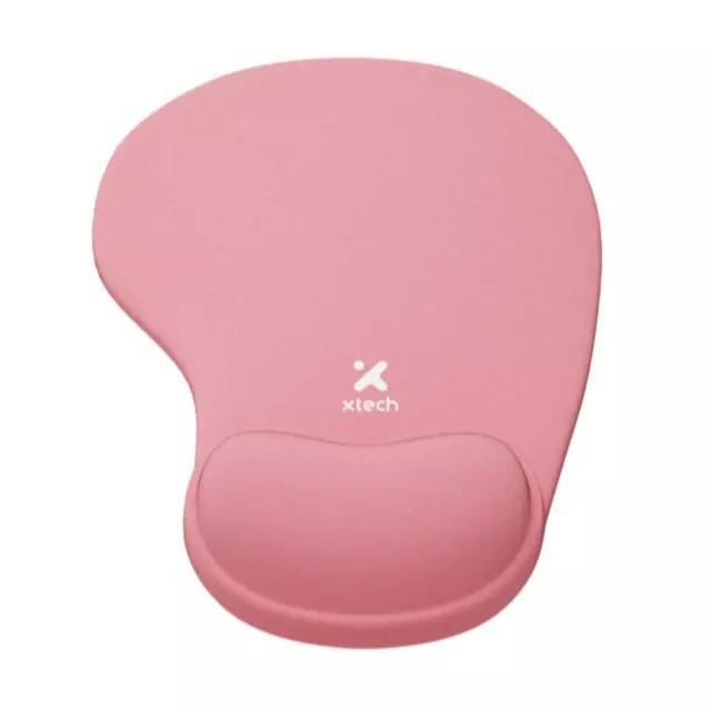 MousePad Gamer Xtech Skadi con Reposamuñeca de Gel (Rosado)