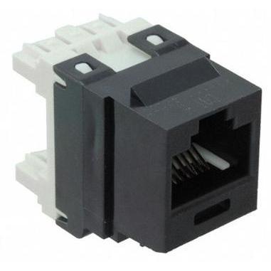 Módulo Conector Panduit Keystone RJ45 (Cat 6, UTP, Negro)