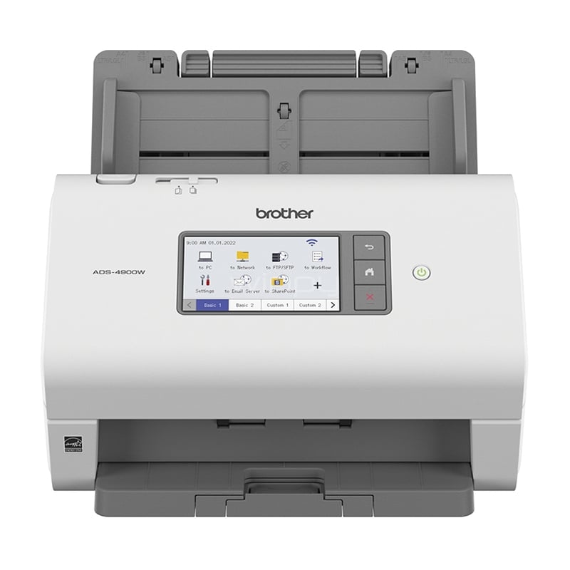 Escáner Brother ADS-4900W (ADF, 600dpi, Wi-Fi/LAN/USB)