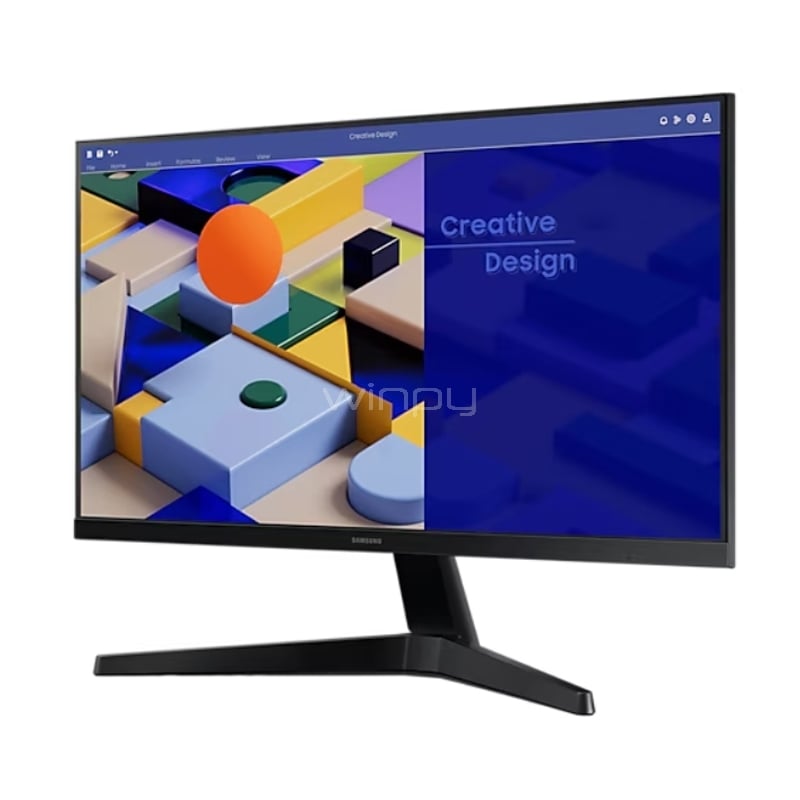 Monitor Samsung Essential de 27“ (IPS, Full HD, 75Hz, HDMI+VGA, FreeSync, Vesa)