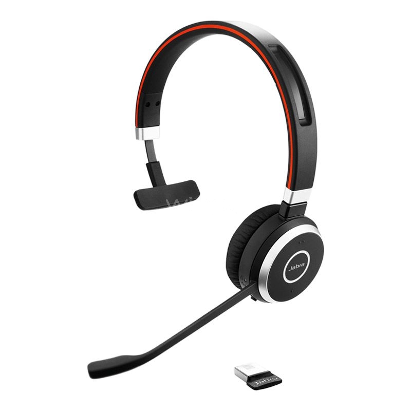 Audífono Jabra EVOLVE 65 Voz HD (Bluetooth/Dongle USB, Negro)