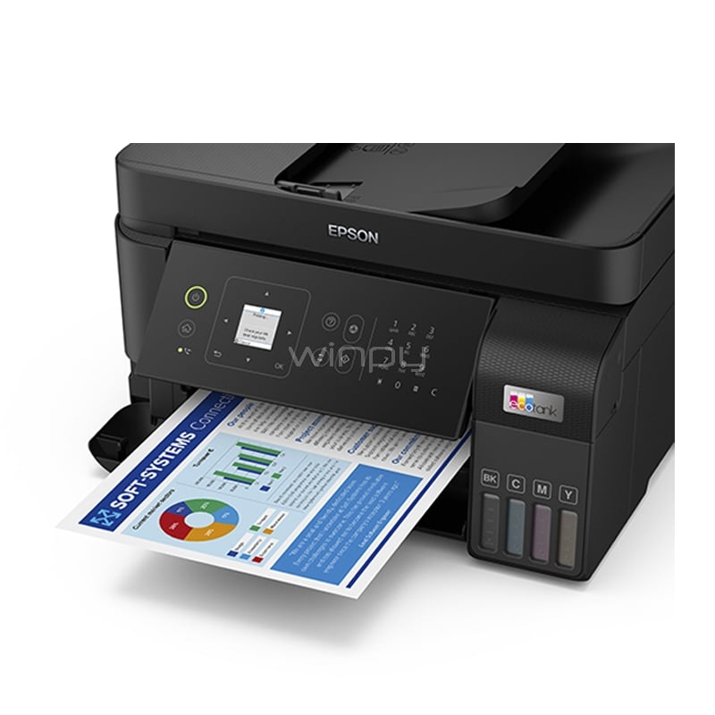 Multifuncional Epson EcoTank L5590 (Color, 33ppm, 1.200dpi, Wi-Fi/USB/Ethernet)