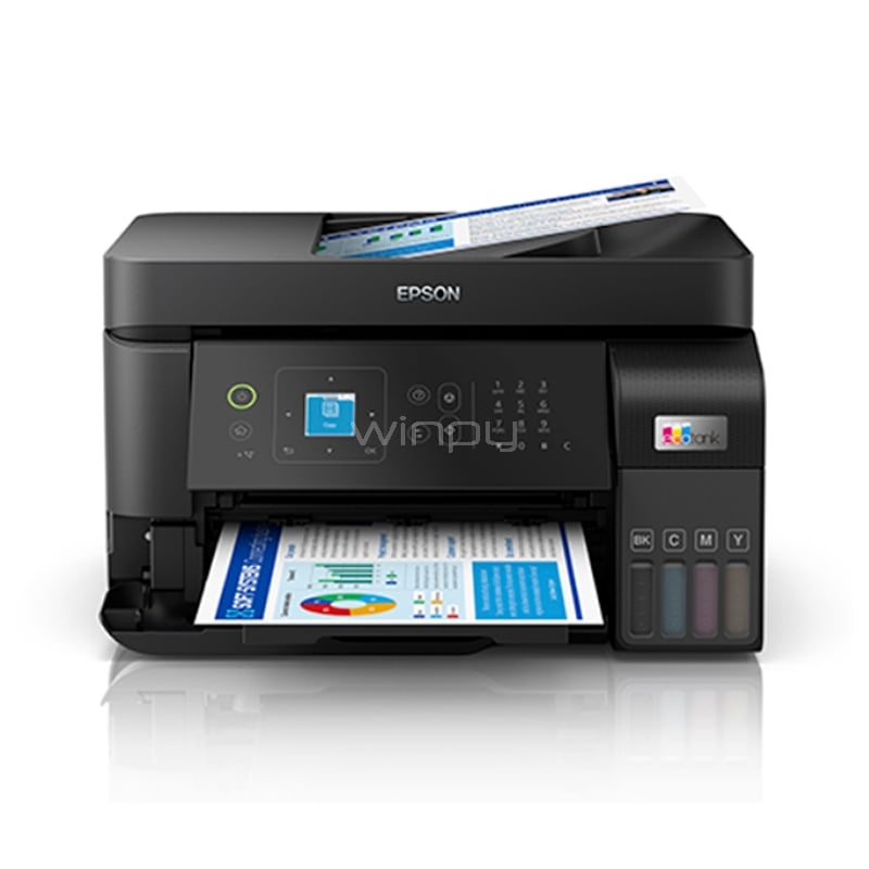 Multifuncional Epson EcoTank L5590 (Color, 33ppm, 1.200dpi, Wi-Fi/USB/Ethernet)