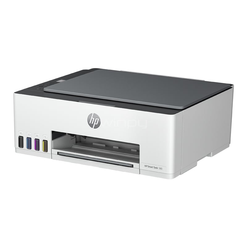 Multifuncional Hp Smart Tank 580 (Color, 12ppm, 1200dpi, Wi-Fi/ Bluetooth/ USB)