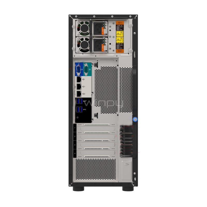 Servidor Lenovo ThinkSystem ST250 V2 (Xeon E-2314,16GB RAM, 4 Bahías, Fuente 550W)