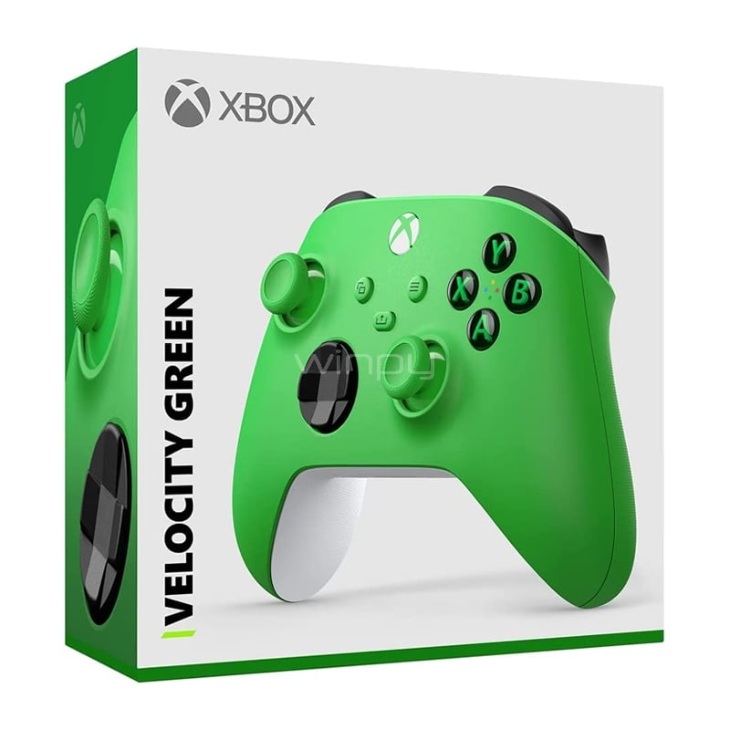 Joystick Microsoft Xbox para One/Series (Xbox Wireless / Bluetooth, Verde)