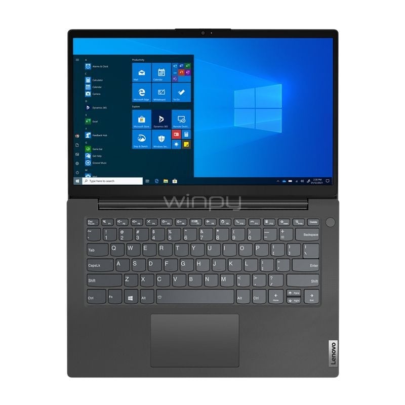 notebook lenovo v14 de 14“ (i3-1115g4, 8gb ram, 256gb ssd, win10 pro)