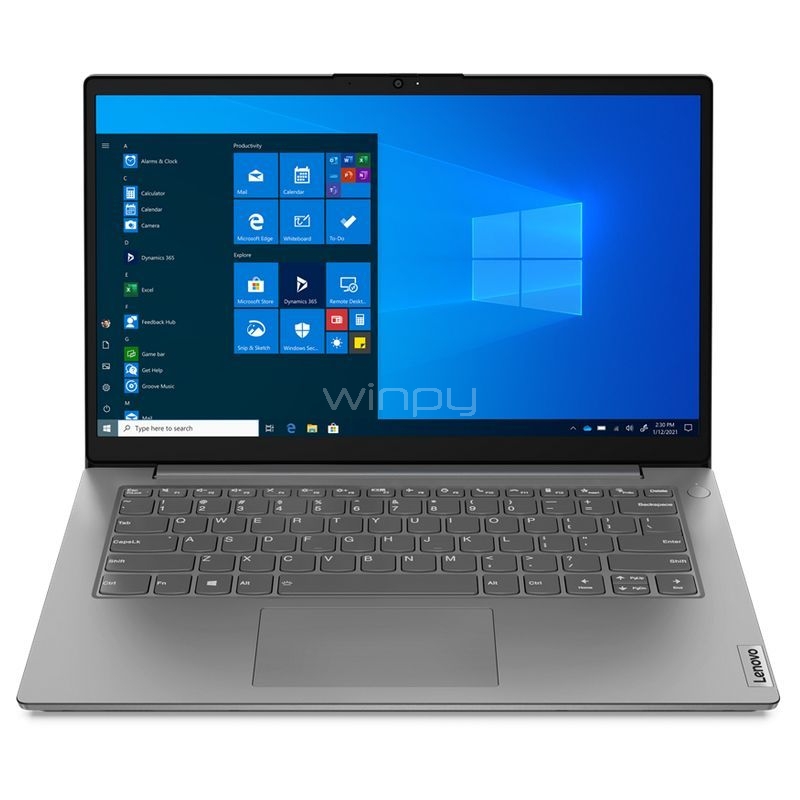 notebook lenovo v14 de 14“ (i3-1115g4, 8gb ram, 256gb ssd, win10 pro)