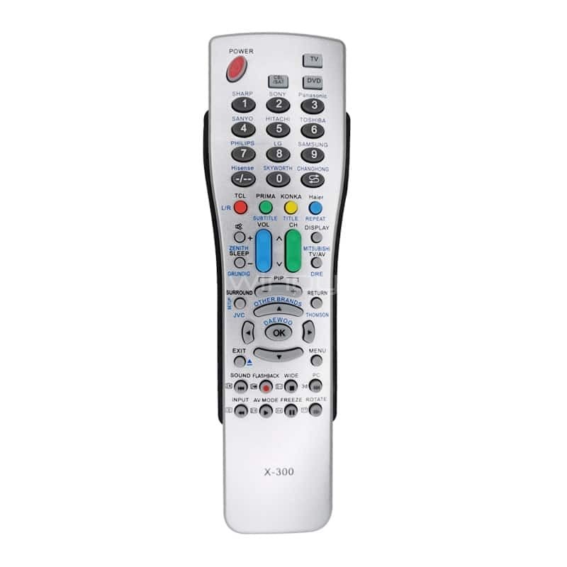 Control Remoto X-300 (TV-LCD-DVD-CBL)