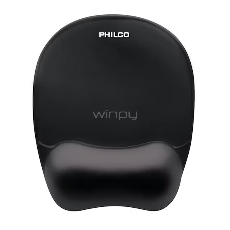 MousePad Philco Wrist Rest (con Apoyamuñecas, Negro)