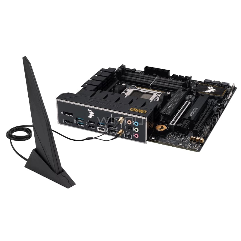 Placa Madre ASUS TUF GAMING B650M-PLUS WIFI (AM5, DDR5 4800/6400MHz, M.2 x2, RGB, microATX)