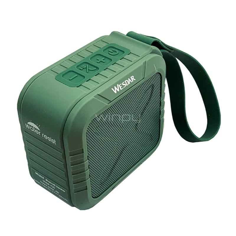 Parlante Bluetooth Wesdar K25 (5W, Verde)