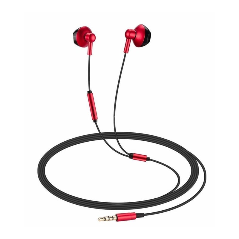 Auriculares Wesdar R25 Manos Libres (Jack 3.5mm, Rojo)
