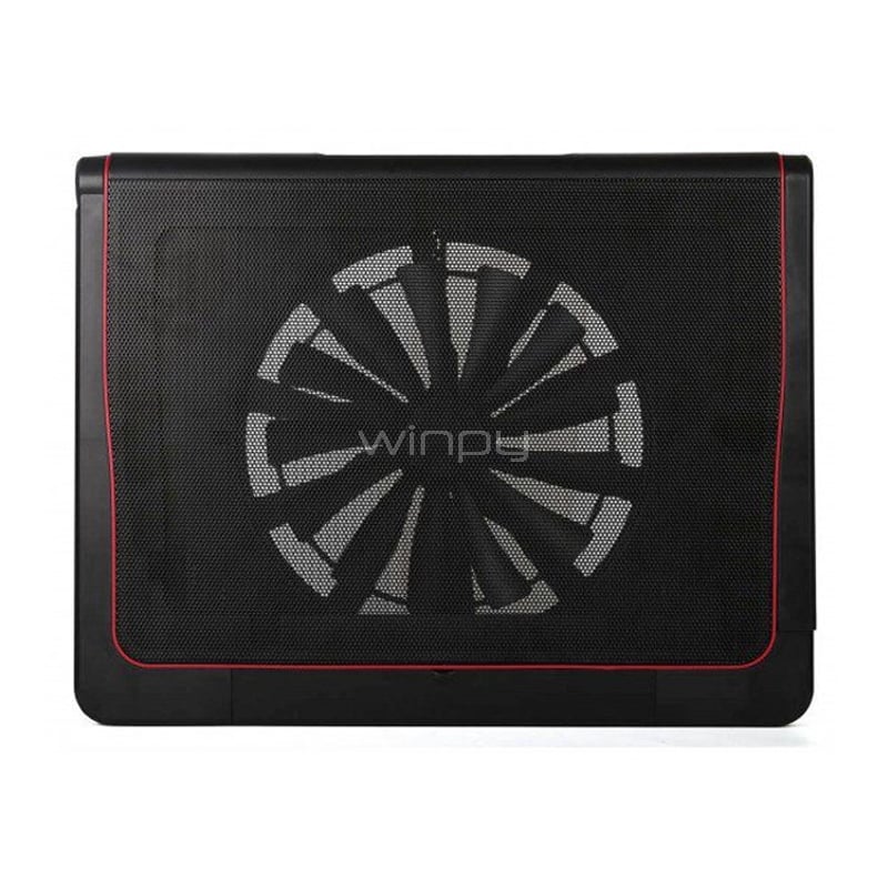 Cooler Notebook Wesdar Pad con Linterna (Hasta 17“, Negro)