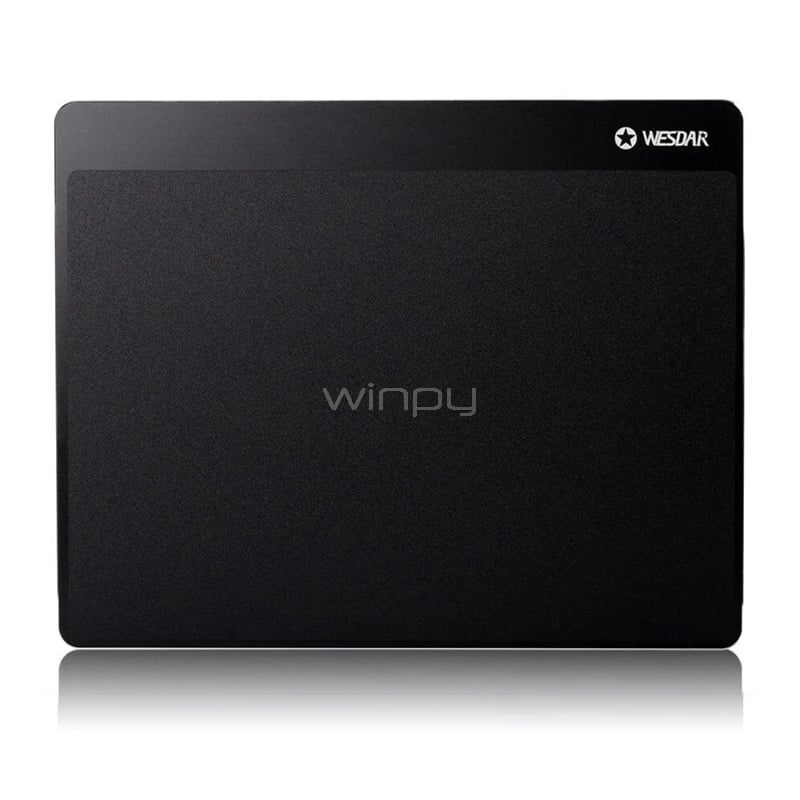 MousePad Gamer Wesdar Z1 (Caucho/ Aluminio, 30 x 24 cm, Gris)