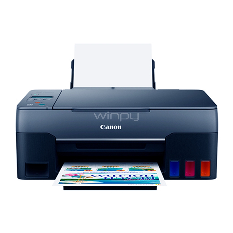 Multifuncional Canon PIXMA G2160 (Tinta Color, 33ppm, 1200dpi, USB, Azul)