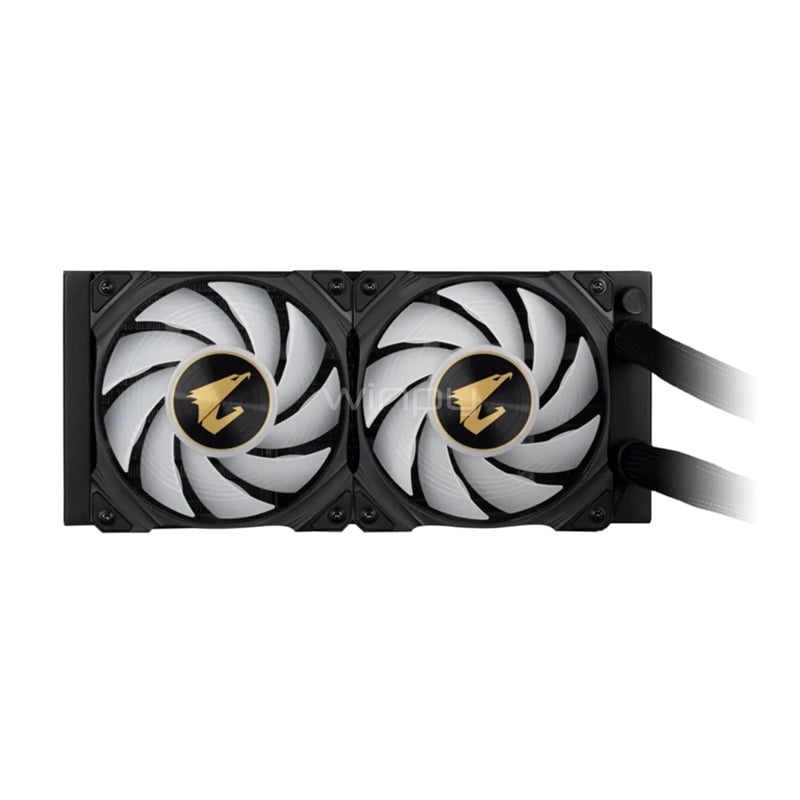 refrigeración líquida aorus waterforce x 240 argb (lga1700/am5, 120mm, 2500rpm)