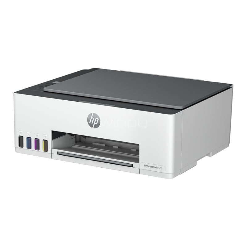 Multifuncional HP Smart Tank 520 (Tinta Color, 12ppm, 1200dpi, USB)