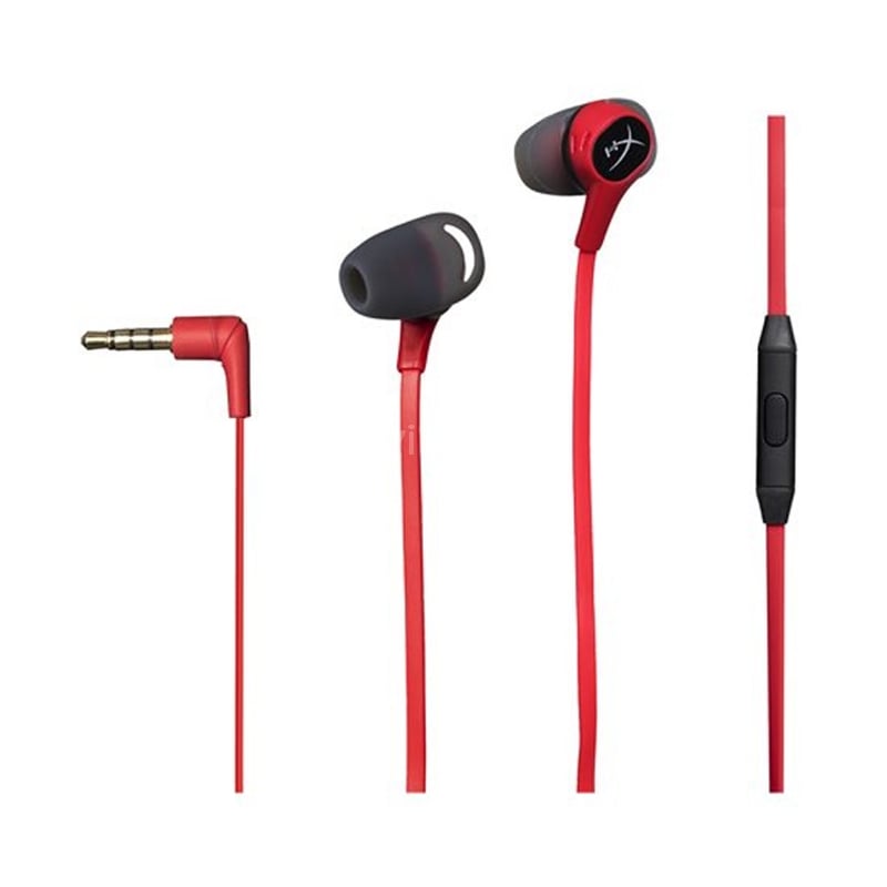 Auriculares Gamer HyperX Cloud Earbuds (Micrófono, 20.000 Hz, Rojo)