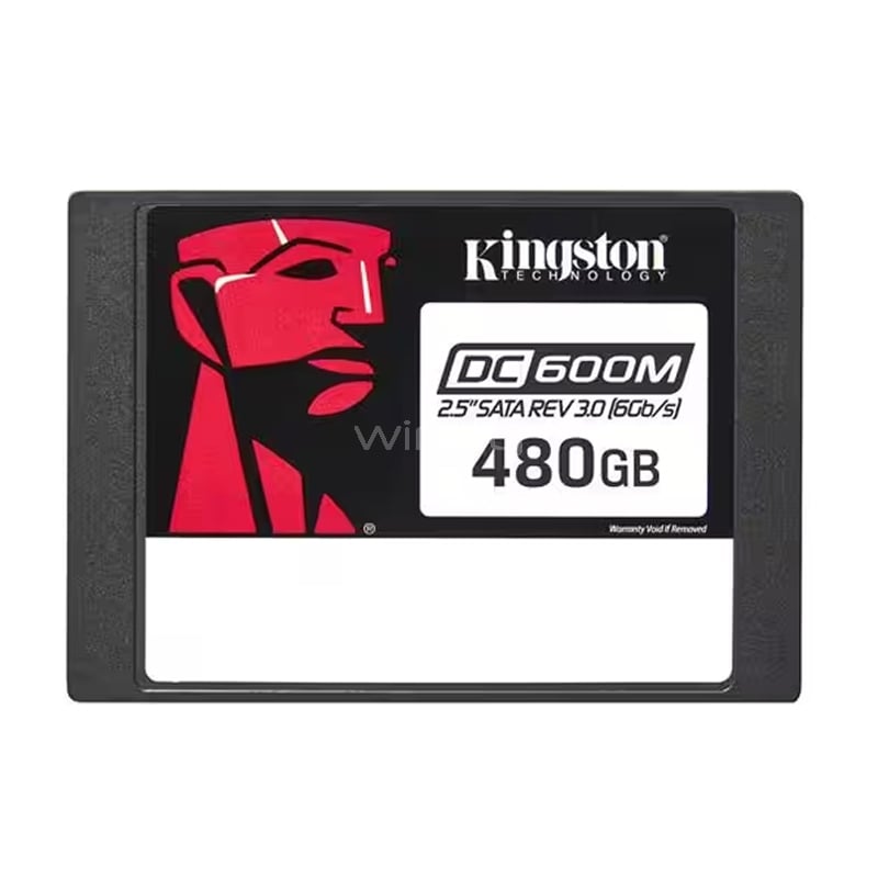 Disco SSD Kingston Data Center Enterprise DC600M de 480GB (2.5“, SATA, NAND 3D TLC)