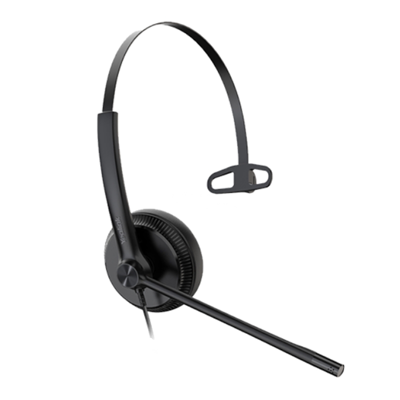 Audífono Yealink YHS34 Mono (ECM unidireccional, RJ9, Negro)
