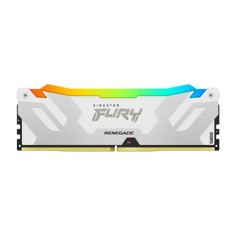 Memoria RAM Kingston Fury Renegade RGB White de 16GB (DDR5, 6400MHz, CL32, DIMM)