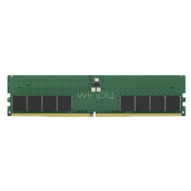 Memoria RAM Kingston de 32GB (DDR5, 4800MHz, CL40, Non-ECC, DIMM)
