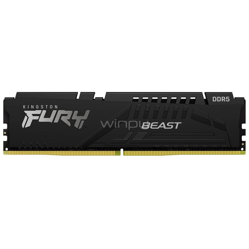 Memoria RAM Kingston FURY Beast Black de 8GB (DDR5, 5600MHz, CL36