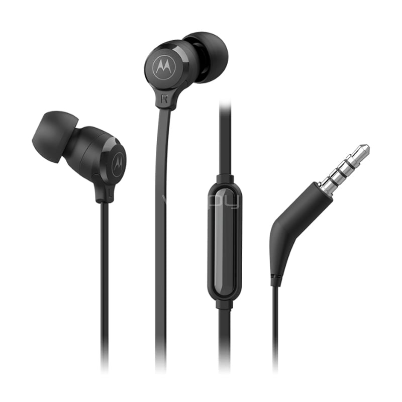 Audífonos Motorola Earbuds 3-S (Jack 3.5mm, Negro)