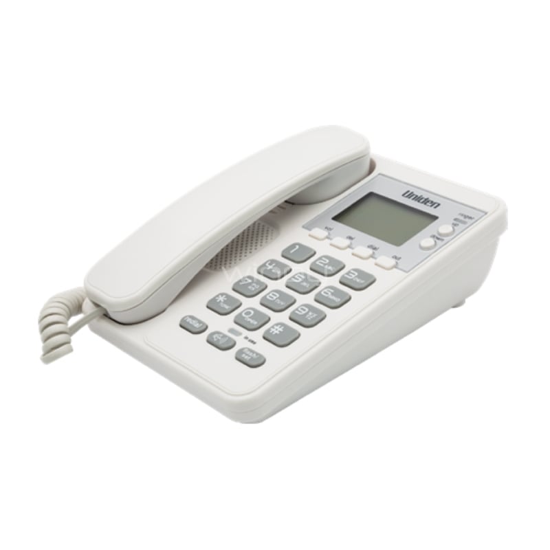 Telefónico Uniden AS6404 (Identificador de Llamadas, Blanco)