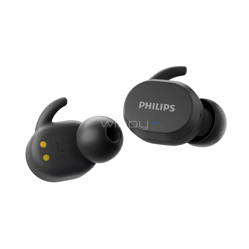 Audífonos Philips TAT3216BK (TWS, IPX5, Negro)