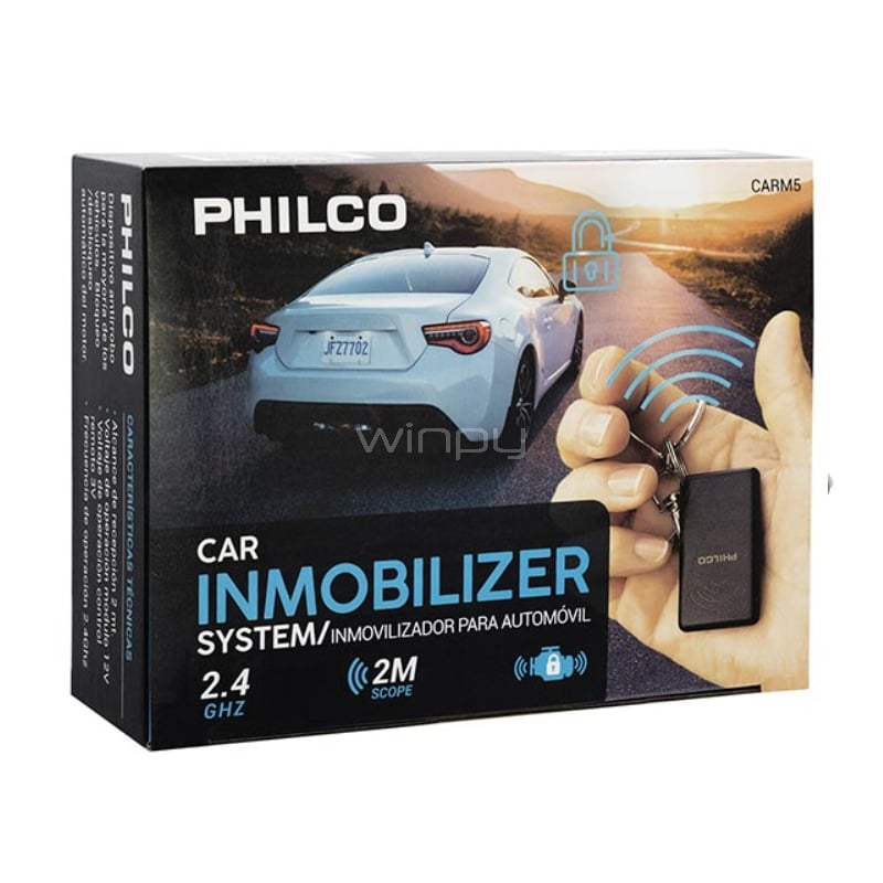 Inmovilizador de Auto Philco Antirrobo (Bloqueo/desbloqueo, hasta 2 metros)