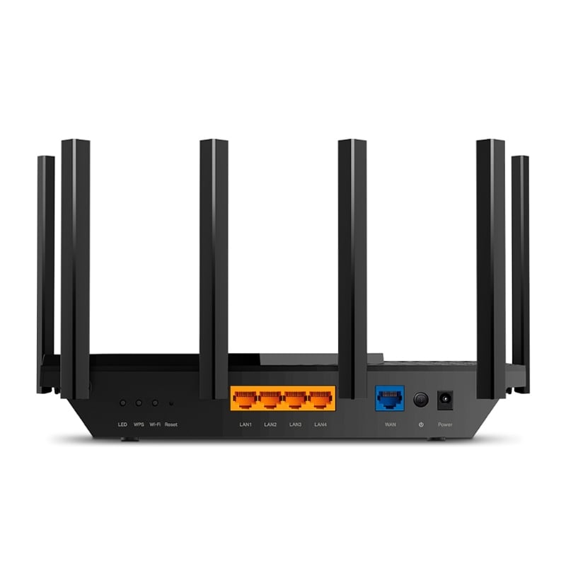 Router TP-Link Archer AX72 AX5400 (Wi-Fi 6, 1.2 Gbps, MU-MIMO, 6 × antenas fijas de alto rendimiento)