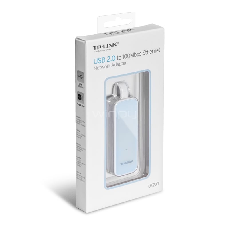 Adaptador de Red TP-Link UE200 (USB a Ethernet)