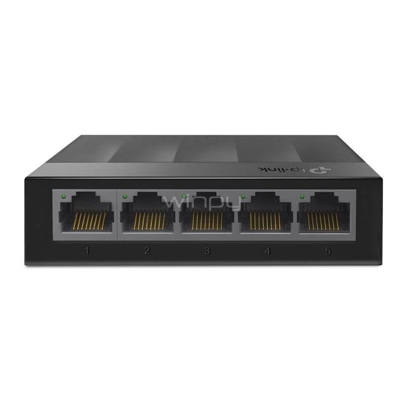 Switch TP-Link LS1005G de 5 puertos (RJ45, Green Ethernet, 10 Gbps, Auto MDI/MDIX)