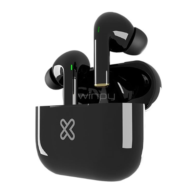 Audífonos Bluetooth Klipxtreme TuneFiBuds (TWS, Smart touch, IPX6, Negro)