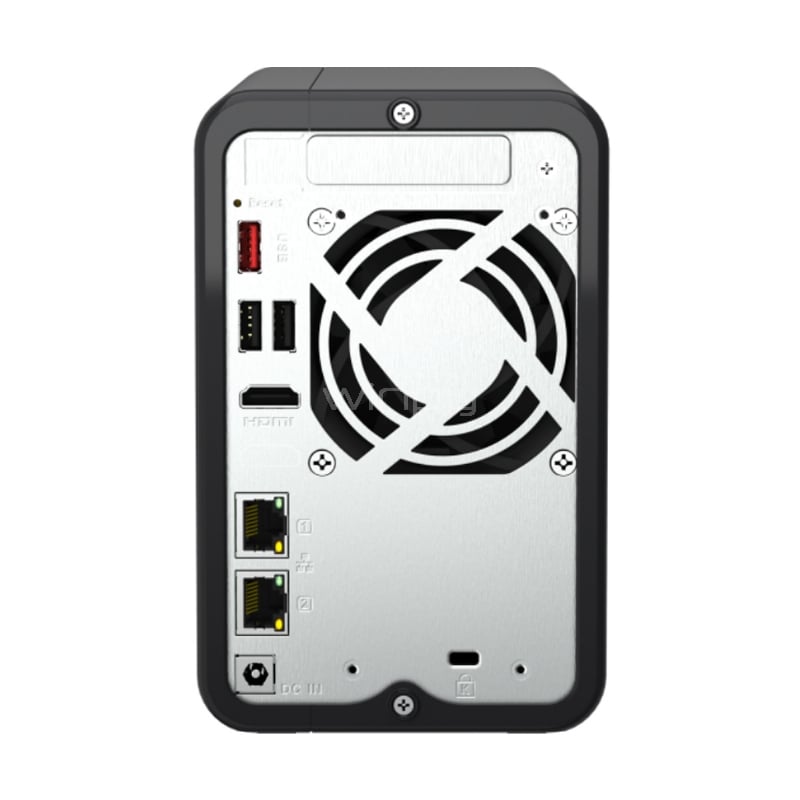 Servidor NAS QNAP TS-264 (Celeron N5095, 8GB RAM, 2 bahías SATA, Ethernet x1)