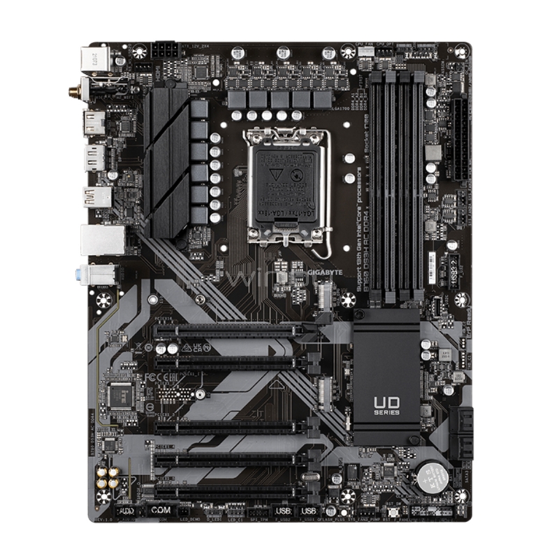 Placa Madre Gigabyte B760 DS3H AC DDR4 (LGA1700, 2133/5333MHz, M.2, MicroATX)