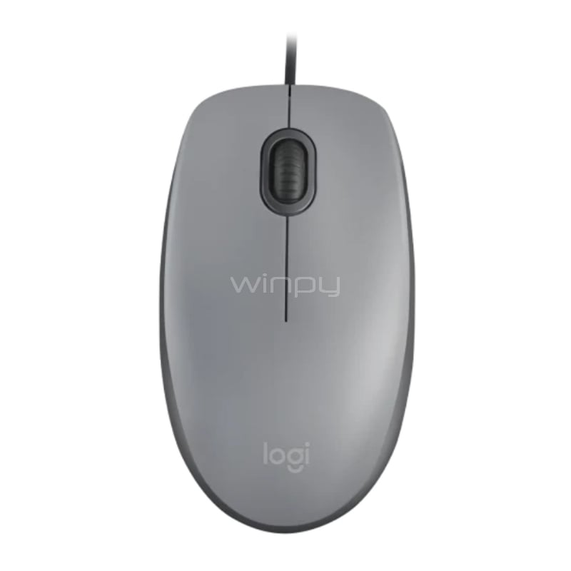 Mouse Logitech M110 Silent (1000dpi, 3 Botones, Gris)