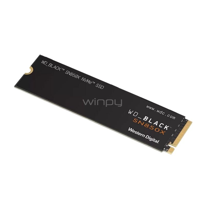 Unidad SSD Western Digital Black SN850X 2TB (NVMe, M.2 2280, PCIe