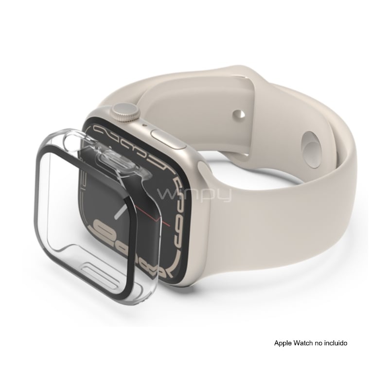 Protector de Pantalla Belkin ScreenForce Tempered Curve + Bumper para Apple Watch Series 8/7/6