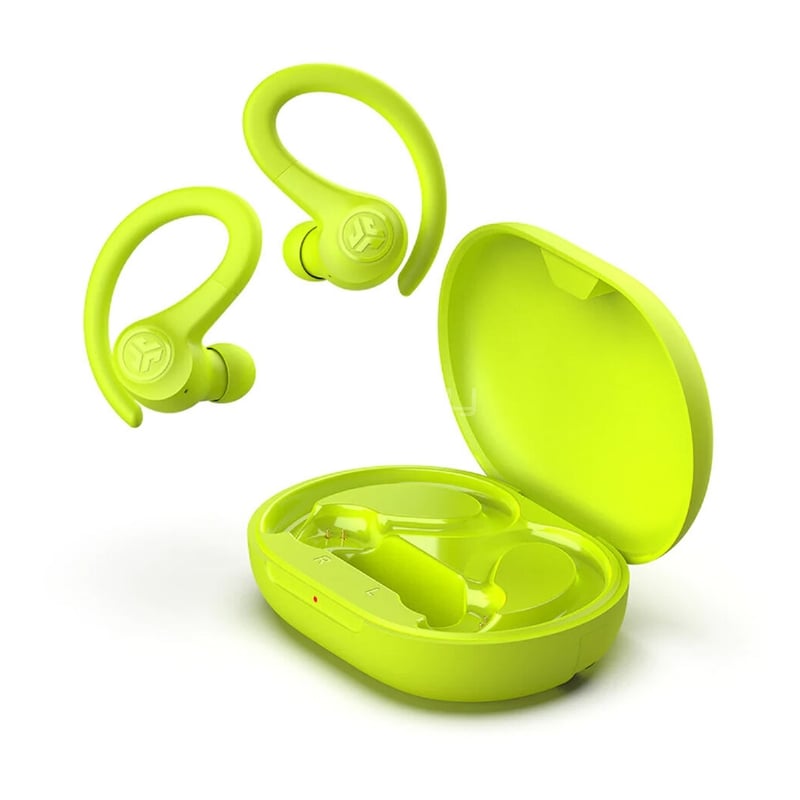 Audífonos Bluetooth JLab Go Air Sport (TWS, IP55, Amarillo)