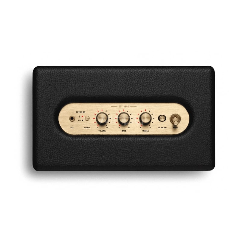 Parlante Bluetooth Marshall Acton III (Estéreo, Negro)