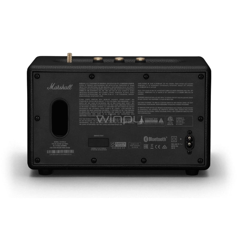 Parlante Bluetooth Marshall Acton III (Estéreo, Negro)
